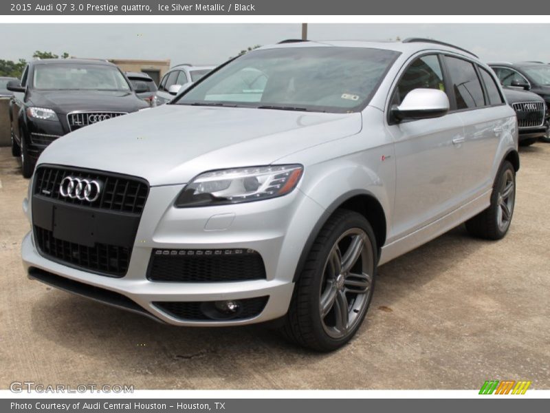 Ice Silver Metallic / Black 2015 Audi Q7 3.0 Prestige quattro