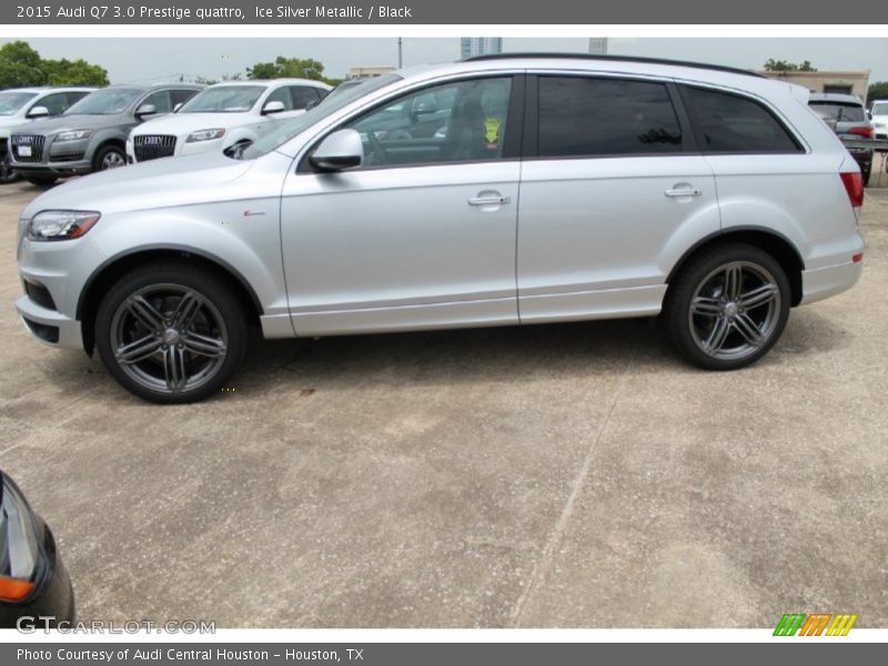 Ice Silver Metallic / Black 2015 Audi Q7 3.0 Prestige quattro
