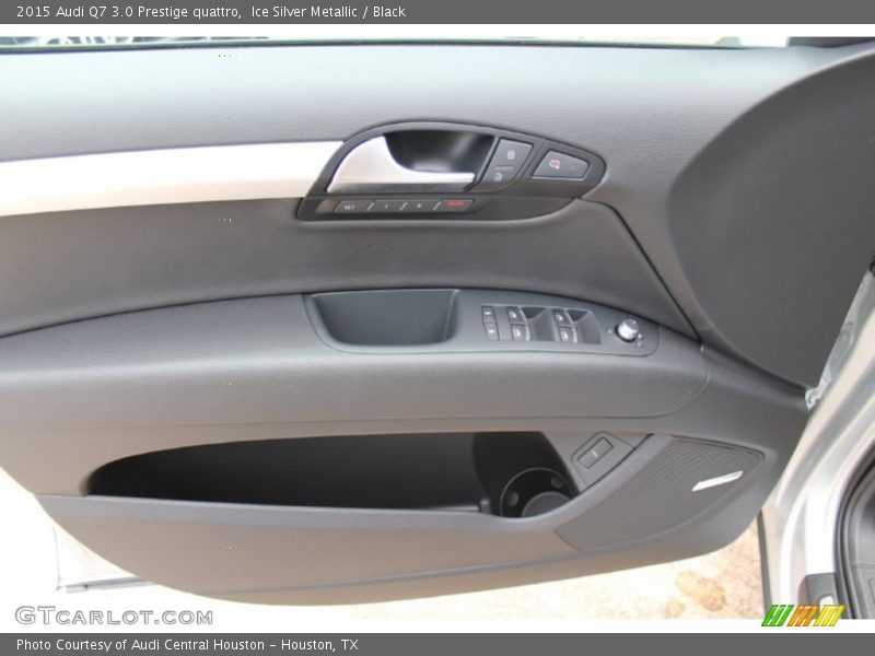 Ice Silver Metallic / Black 2015 Audi Q7 3.0 Prestige quattro