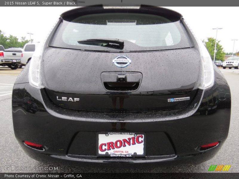 Super Black / Black 2015 Nissan LEAF S