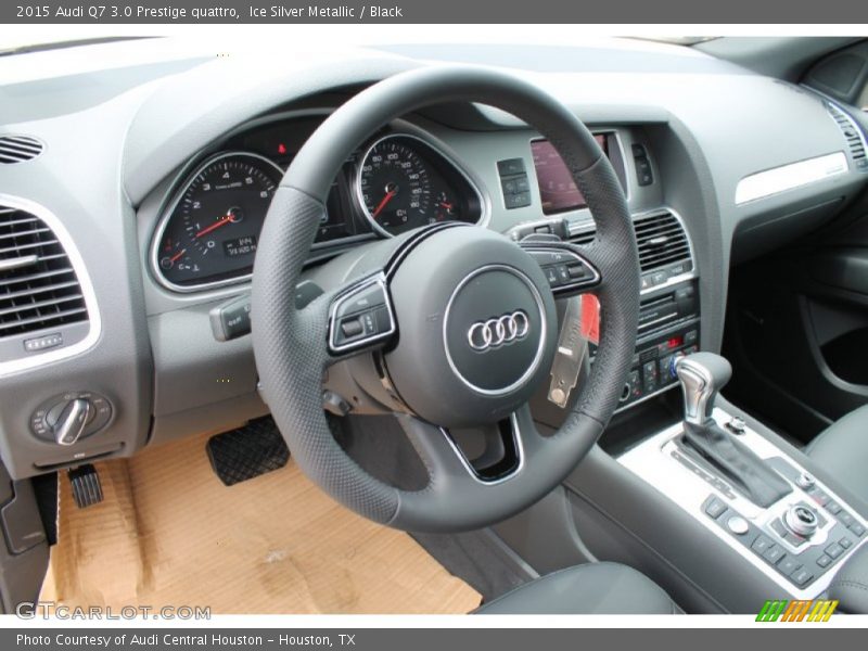 Ice Silver Metallic / Black 2015 Audi Q7 3.0 Prestige quattro