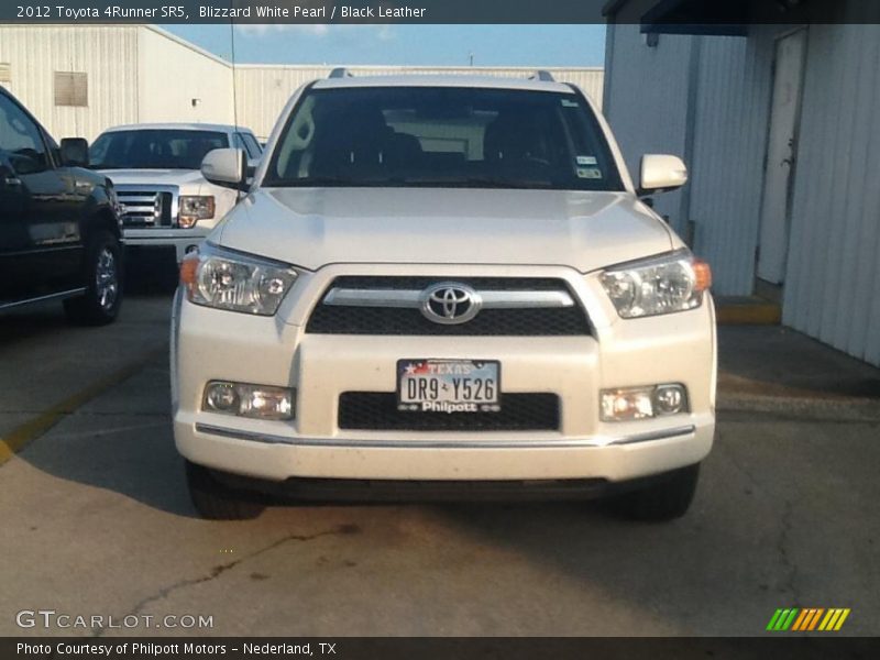 Blizzard White Pearl / Black Leather 2012 Toyota 4Runner SR5