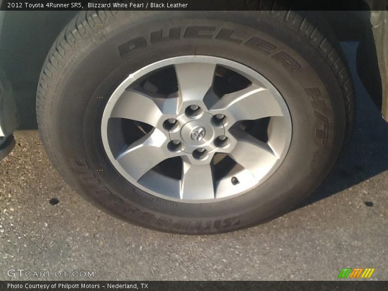 Blizzard White Pearl / Black Leather 2012 Toyota 4Runner SR5