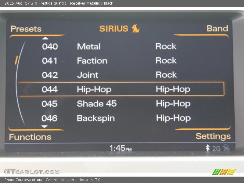 Ice Silver Metallic / Black 2015 Audi Q7 3.0 Prestige quattro