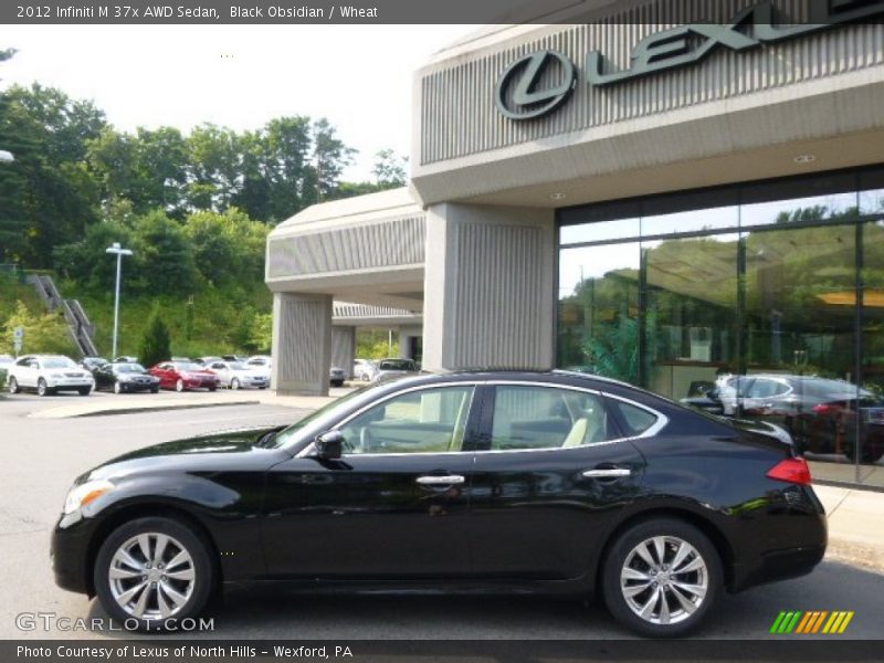 Black Obsidian / Wheat 2012 Infiniti M 37x AWD Sedan