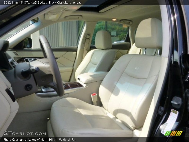 Black Obsidian / Wheat 2012 Infiniti M 37x AWD Sedan