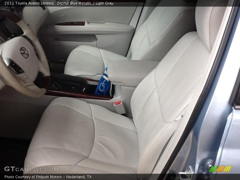 Zephyr Blue Metallic / Light Gray 2011 Toyota Avalon Limited
