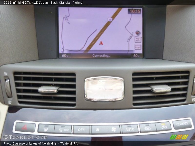 Black Obsidian / Wheat 2012 Infiniti M 37x AWD Sedan