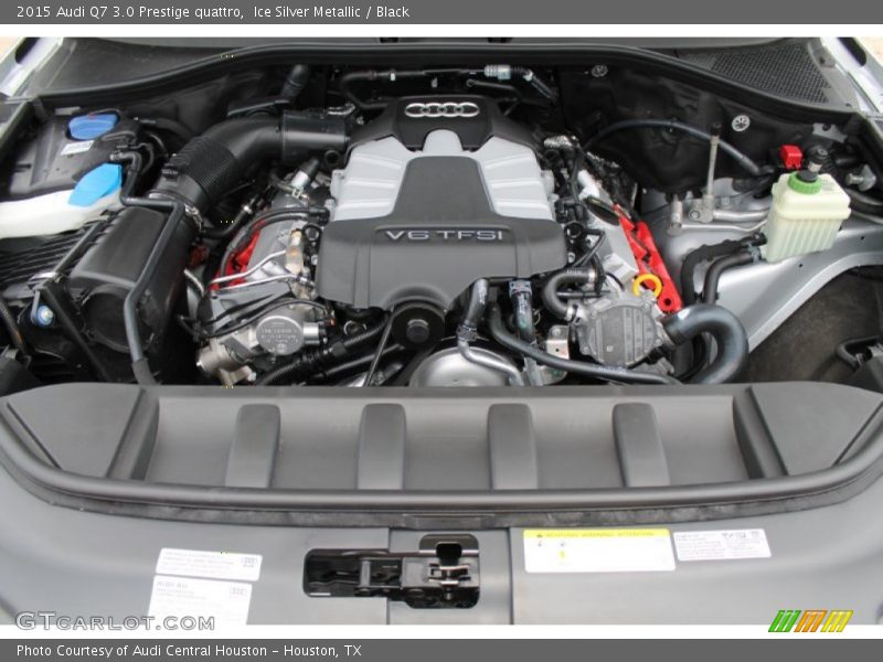 Ice Silver Metallic / Black 2015 Audi Q7 3.0 Prestige quattro