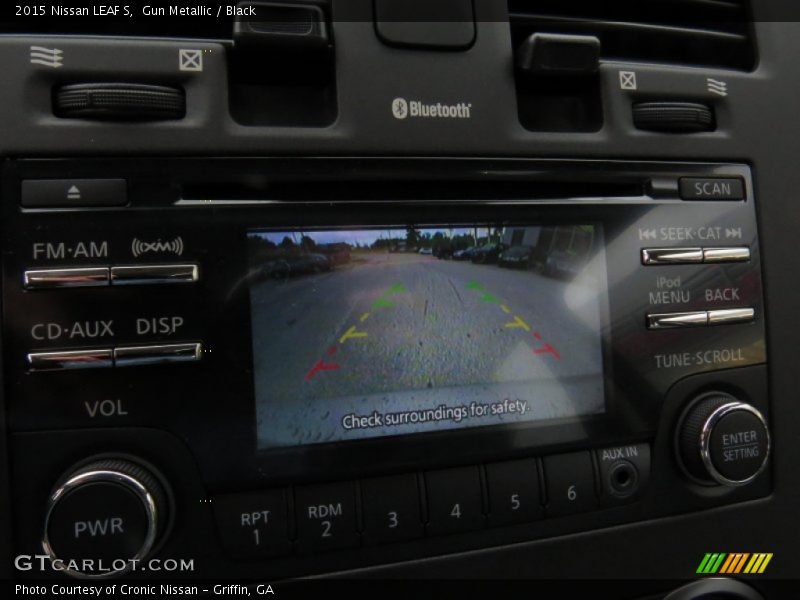 Gun Metallic / Black 2015 Nissan LEAF S