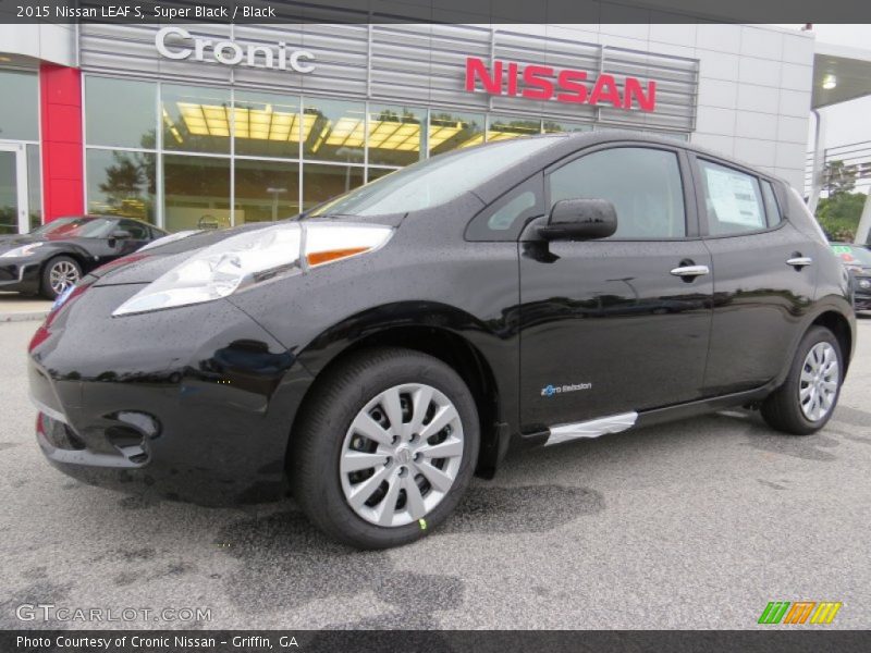 Super Black / Black 2015 Nissan LEAF S
