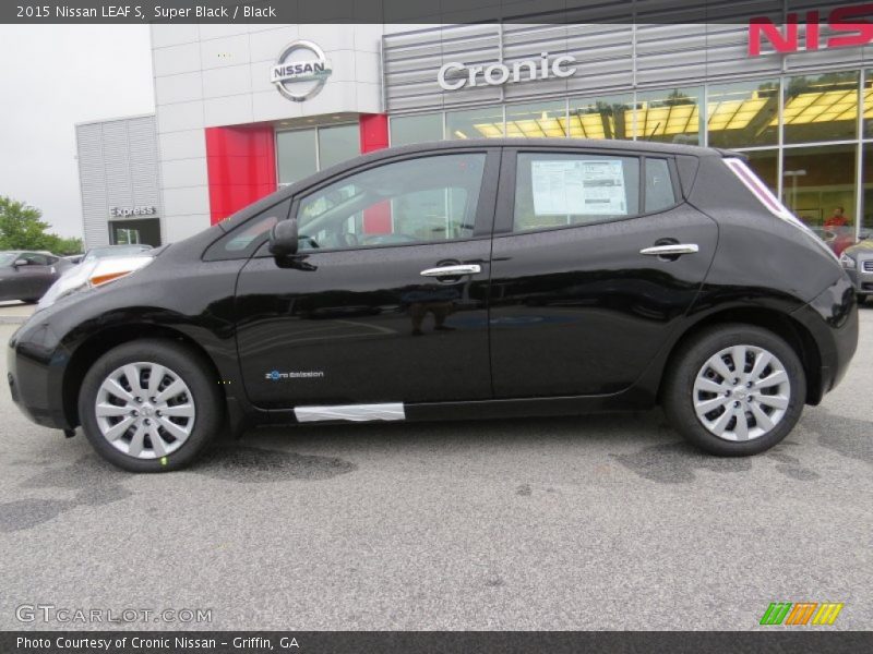 Super Black / Black 2015 Nissan LEAF S
