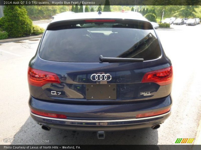 Mugello Blue Pearl / Espresso 2014 Audi Q7 3.0 TFSI quattro