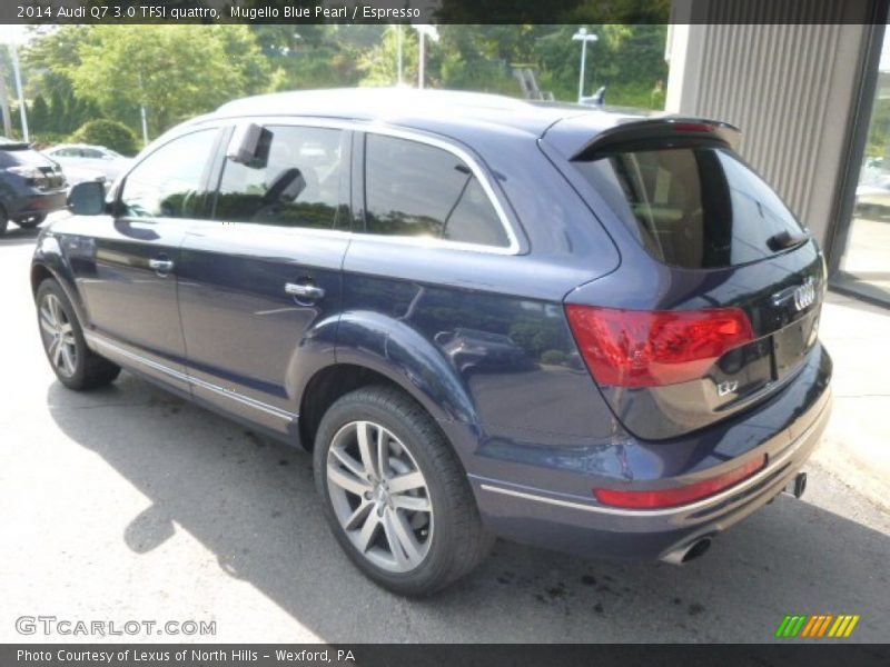 Mugello Blue Pearl / Espresso 2014 Audi Q7 3.0 TFSI quattro