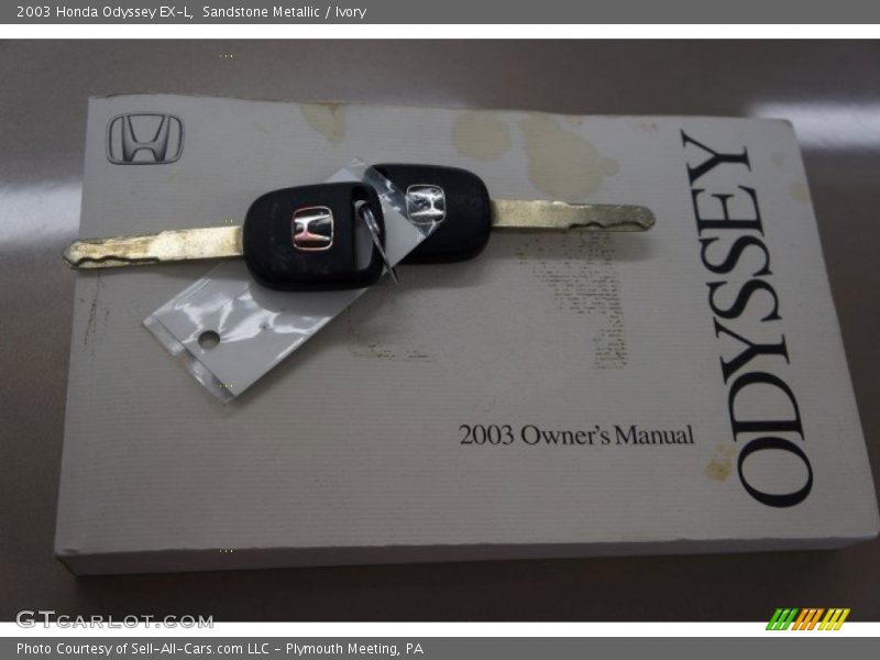 Sandstone Metallic / Ivory 2003 Honda Odyssey EX-L