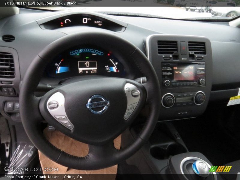 Super Black / Black 2015 Nissan LEAF S