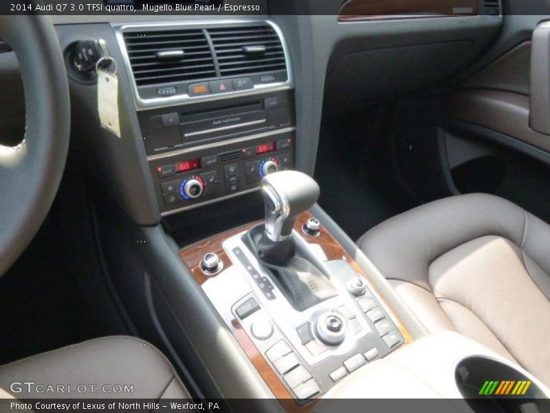 Mugello Blue Pearl / Espresso 2014 Audi Q7 3.0 TFSI quattro