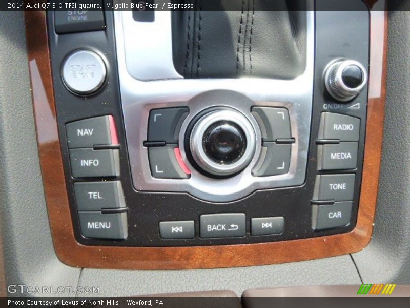 Mugello Blue Pearl / Espresso 2014 Audi Q7 3.0 TFSI quattro