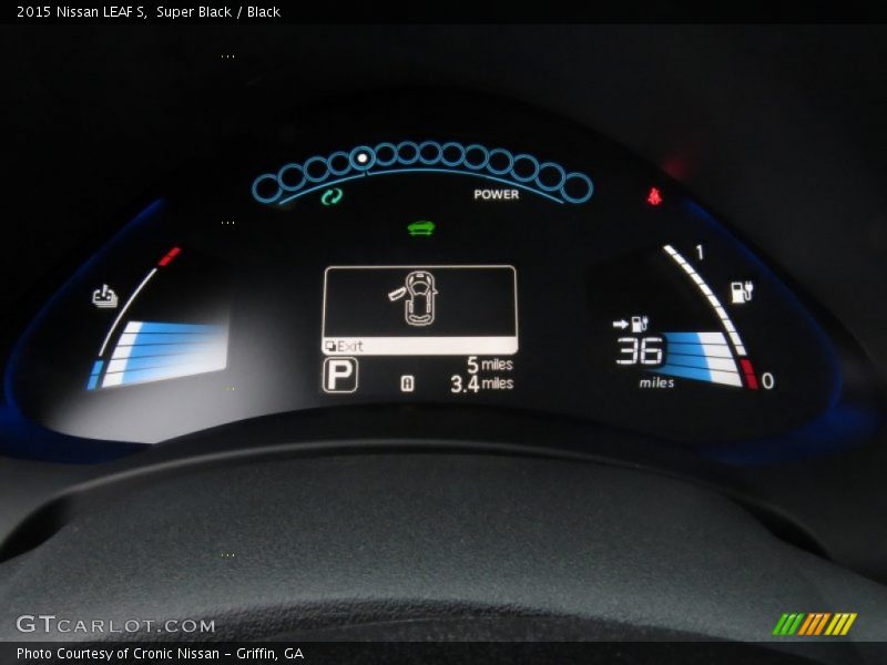 Super Black / Black 2015 Nissan LEAF S