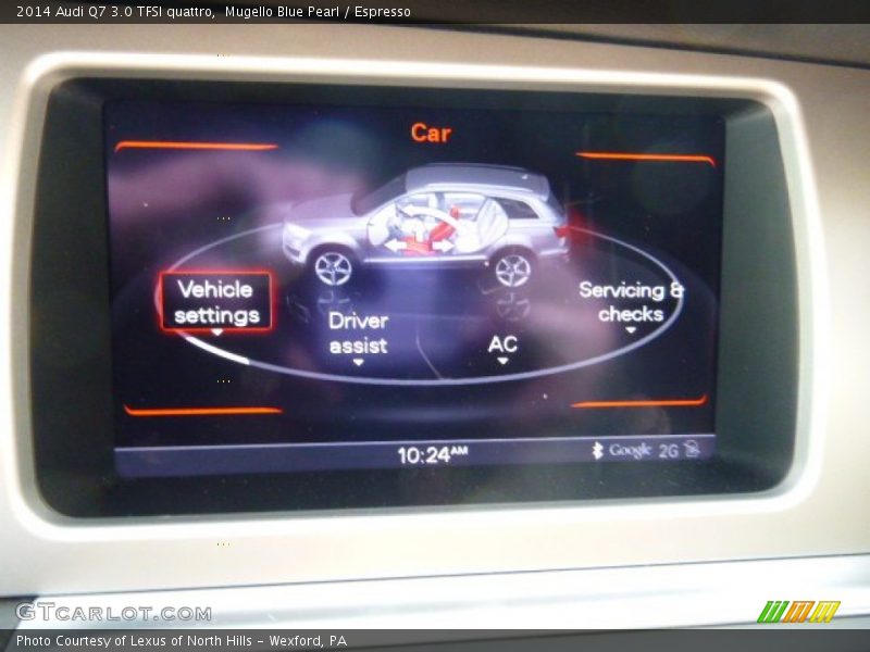 Mugello Blue Pearl / Espresso 2014 Audi Q7 3.0 TFSI quattro