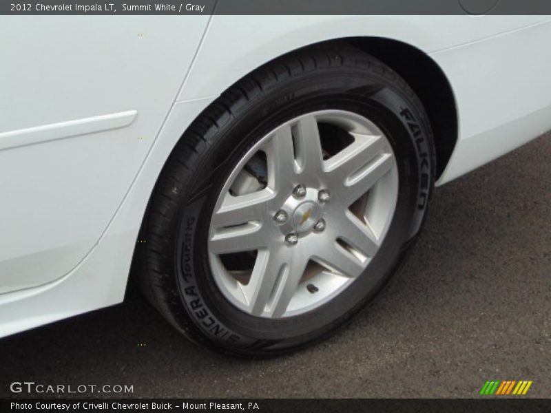 Summit White / Gray 2012 Chevrolet Impala LT