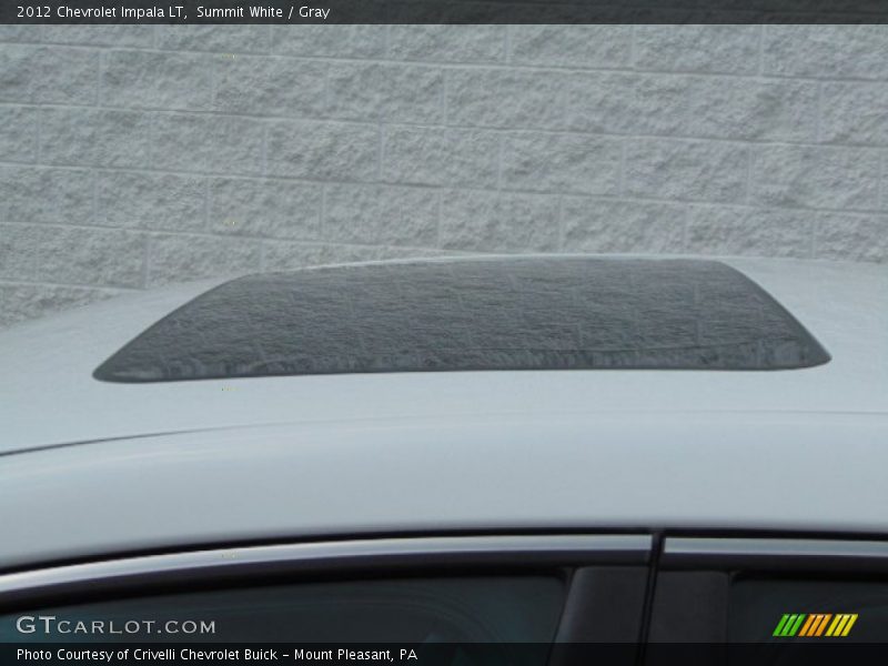 Summit White / Gray 2012 Chevrolet Impala LT