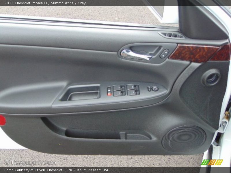 Summit White / Gray 2012 Chevrolet Impala LT