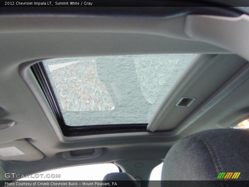 Summit White / Gray 2012 Chevrolet Impala LT