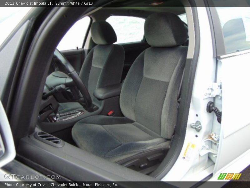 Summit White / Gray 2012 Chevrolet Impala LT