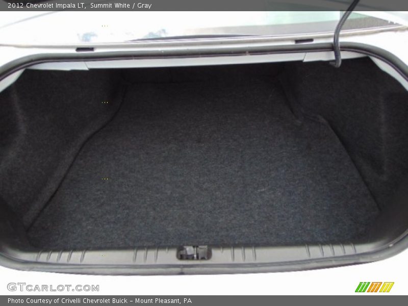 Summit White / Gray 2012 Chevrolet Impala LT
