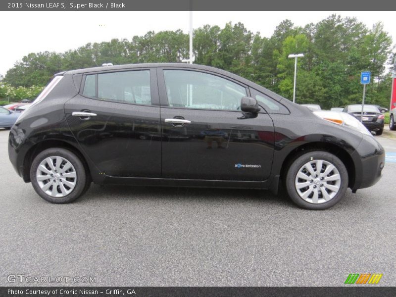 Super Black / Black 2015 Nissan LEAF S