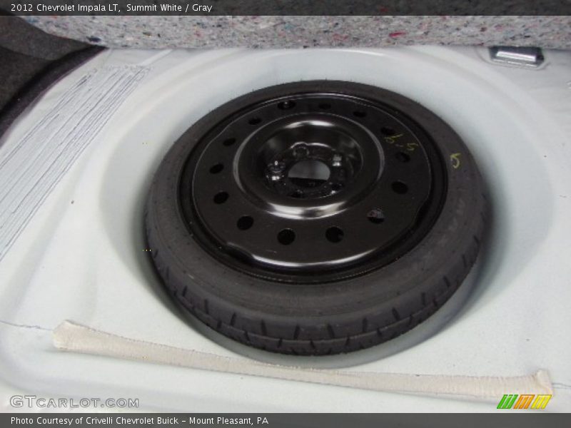 Summit White / Gray 2012 Chevrolet Impala LT