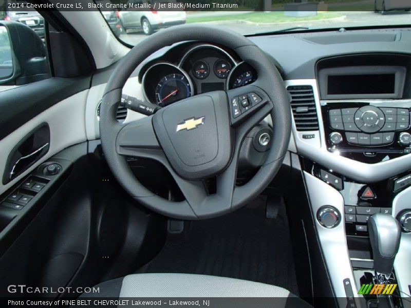 Black Granite Metallic / Jet Black/Medium Titanium 2014 Chevrolet Cruze LS