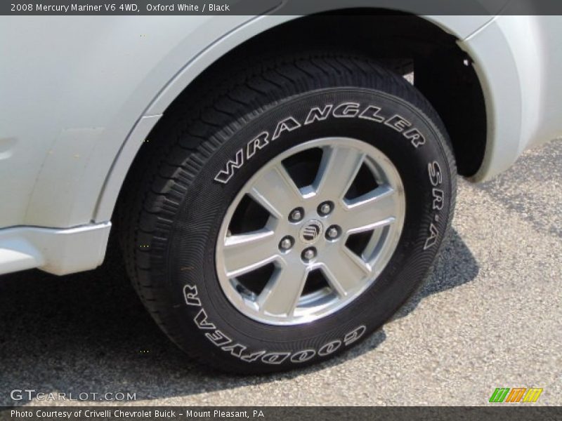 Oxford White / Black 2008 Mercury Mariner V6 4WD