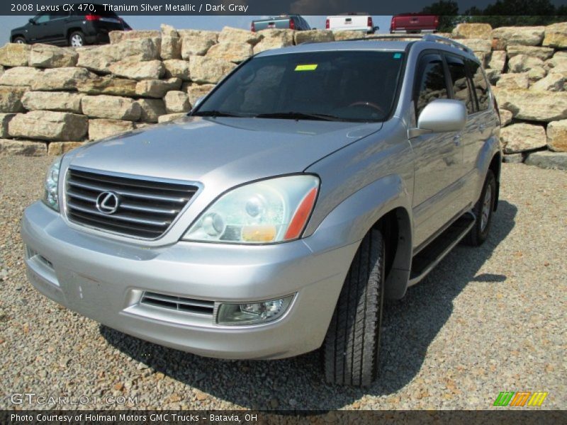 Titanium Silver Metallic / Dark Gray 2008 Lexus GX 470