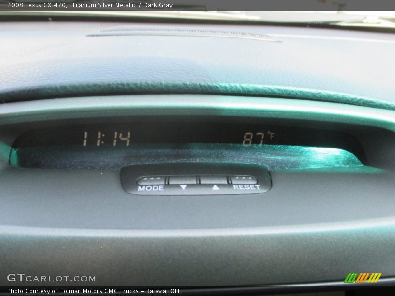 Titanium Silver Metallic / Dark Gray 2008 Lexus GX 470