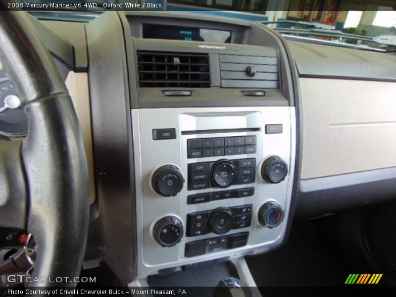 Oxford White / Black 2008 Mercury Mariner V6 4WD