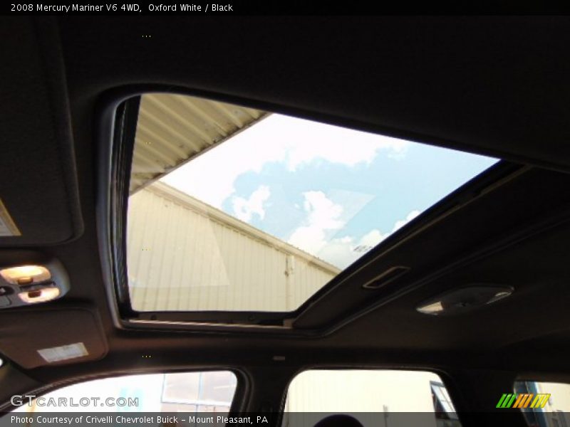 Oxford White / Black 2008 Mercury Mariner V6 4WD