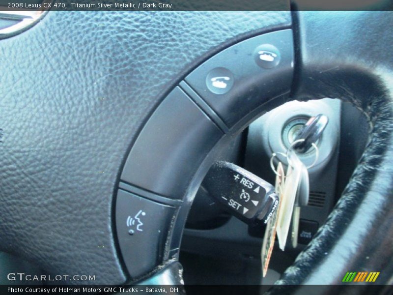 Titanium Silver Metallic / Dark Gray 2008 Lexus GX 470