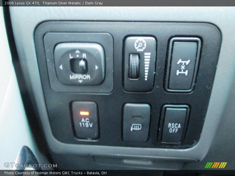 Titanium Silver Metallic / Dark Gray 2008 Lexus GX 470