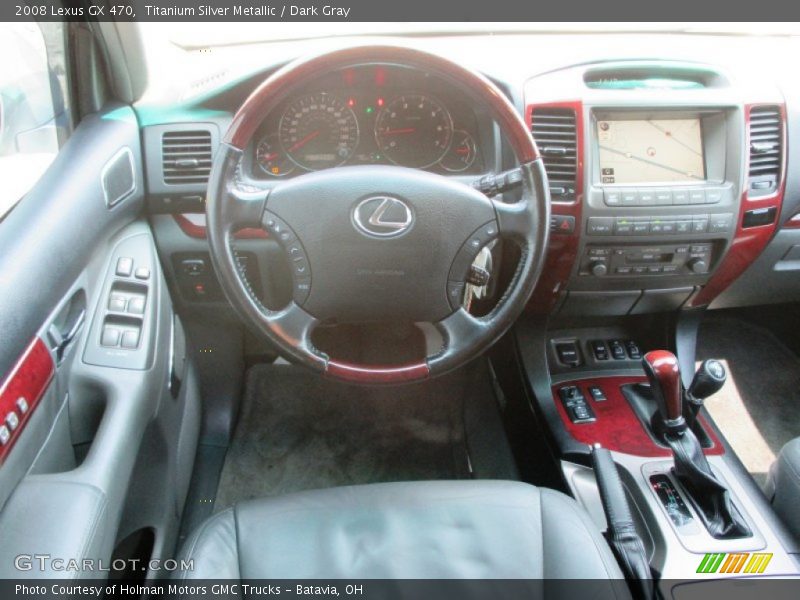 Titanium Silver Metallic / Dark Gray 2008 Lexus GX 470