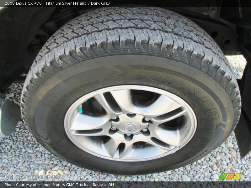 Titanium Silver Metallic / Dark Gray 2008 Lexus GX 470
