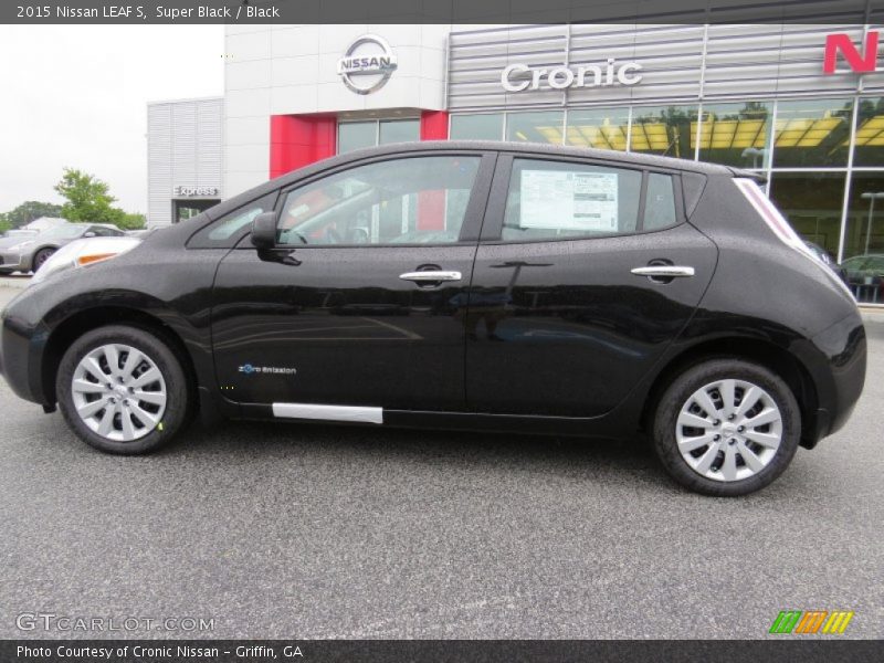 Super Black / Black 2015 Nissan LEAF S