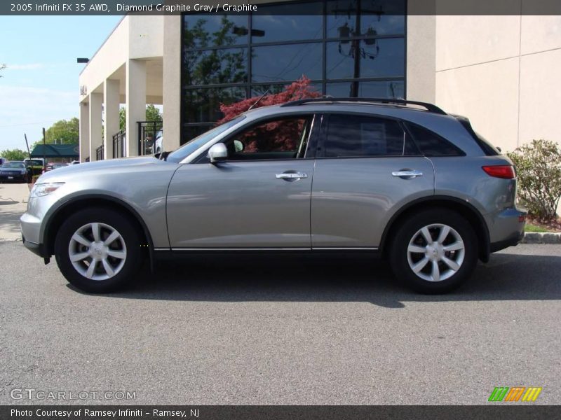 Diamond Graphite Gray / Graphite 2005 Infiniti FX 35 AWD