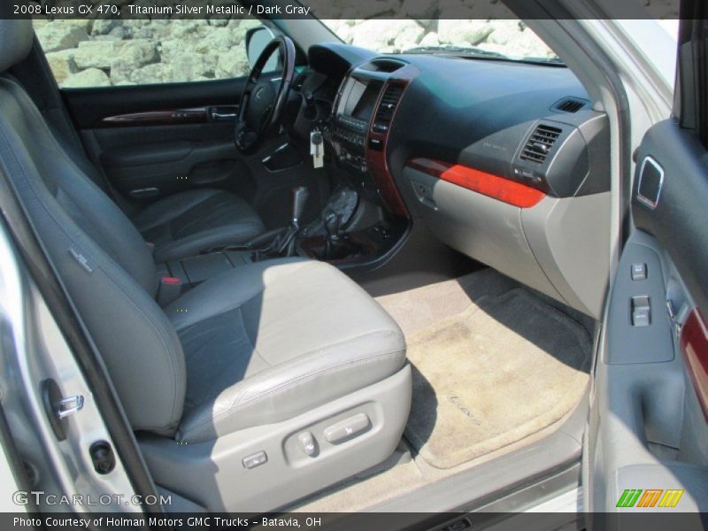 Titanium Silver Metallic / Dark Gray 2008 Lexus GX 470