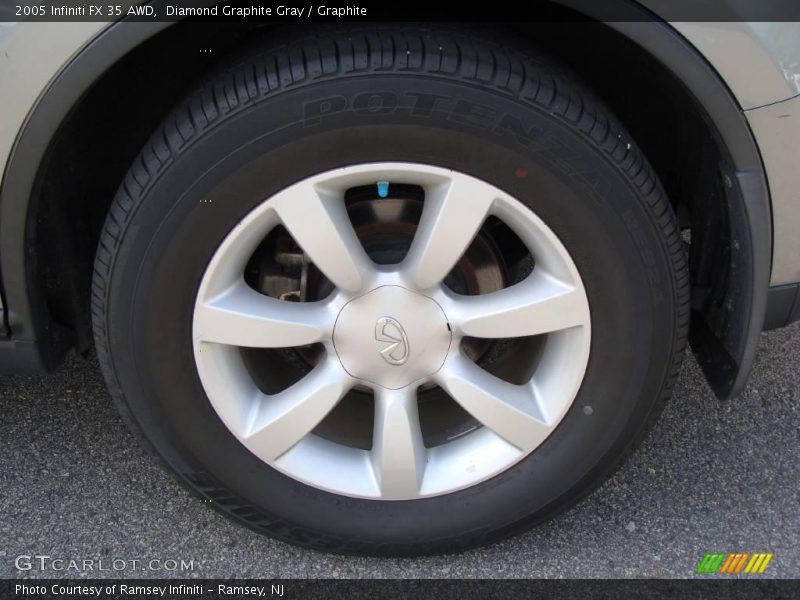 Diamond Graphite Gray / Graphite 2005 Infiniti FX 35 AWD