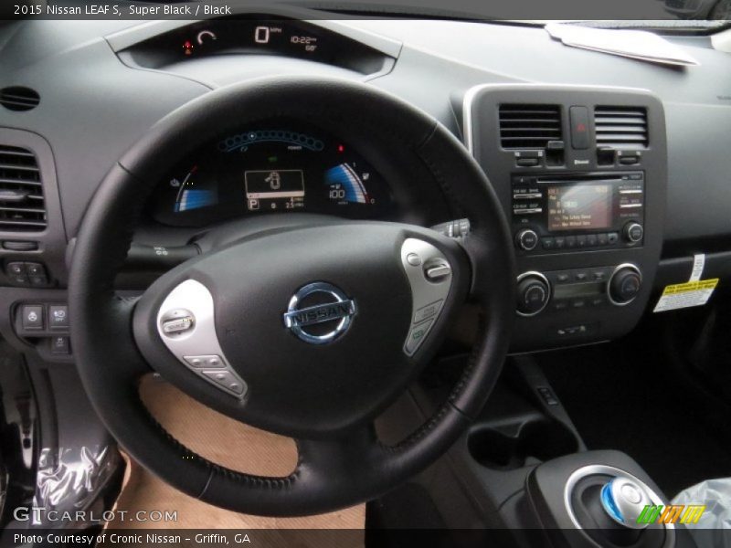 Super Black / Black 2015 Nissan LEAF S