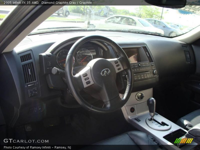Diamond Graphite Gray / Graphite 2005 Infiniti FX 35 AWD