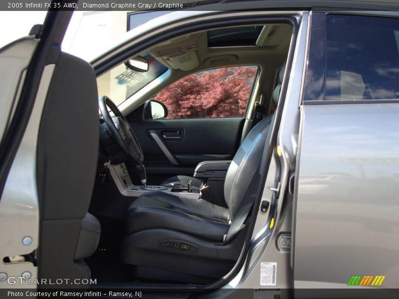 Diamond Graphite Gray / Graphite 2005 Infiniti FX 35 AWD