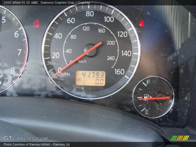 Diamond Graphite Gray / Graphite 2005 Infiniti FX 35 AWD
